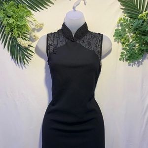 Black Chinese dress